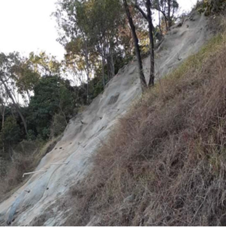 Landslip - completion photo