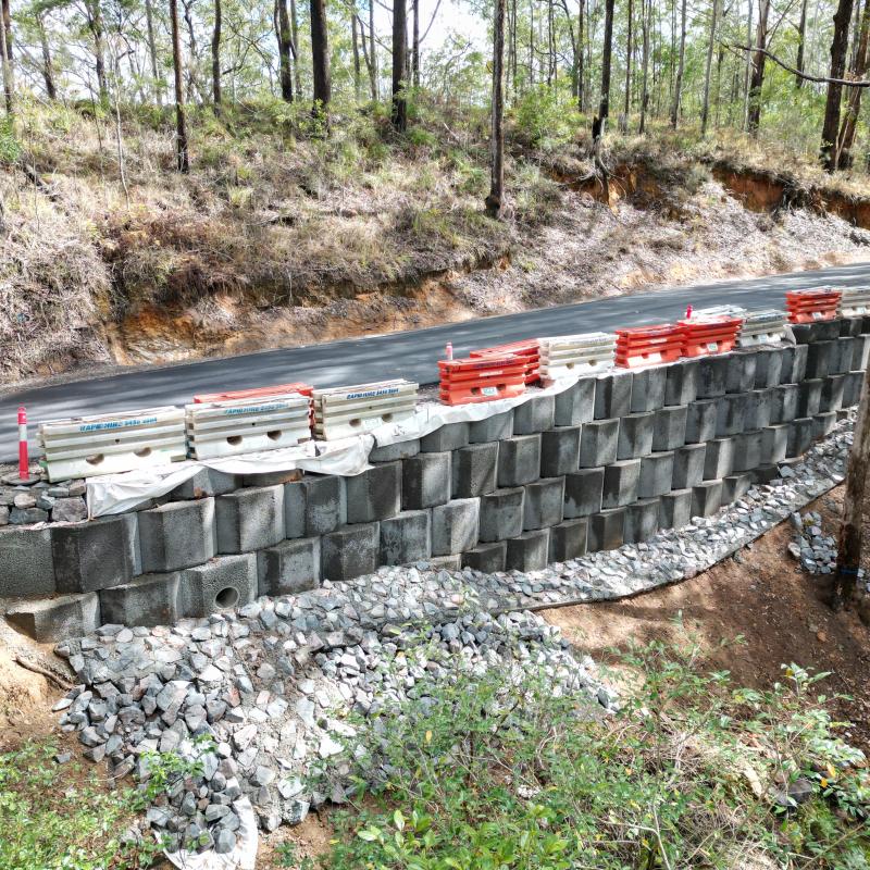 Bald Knob Road repair work nears completion